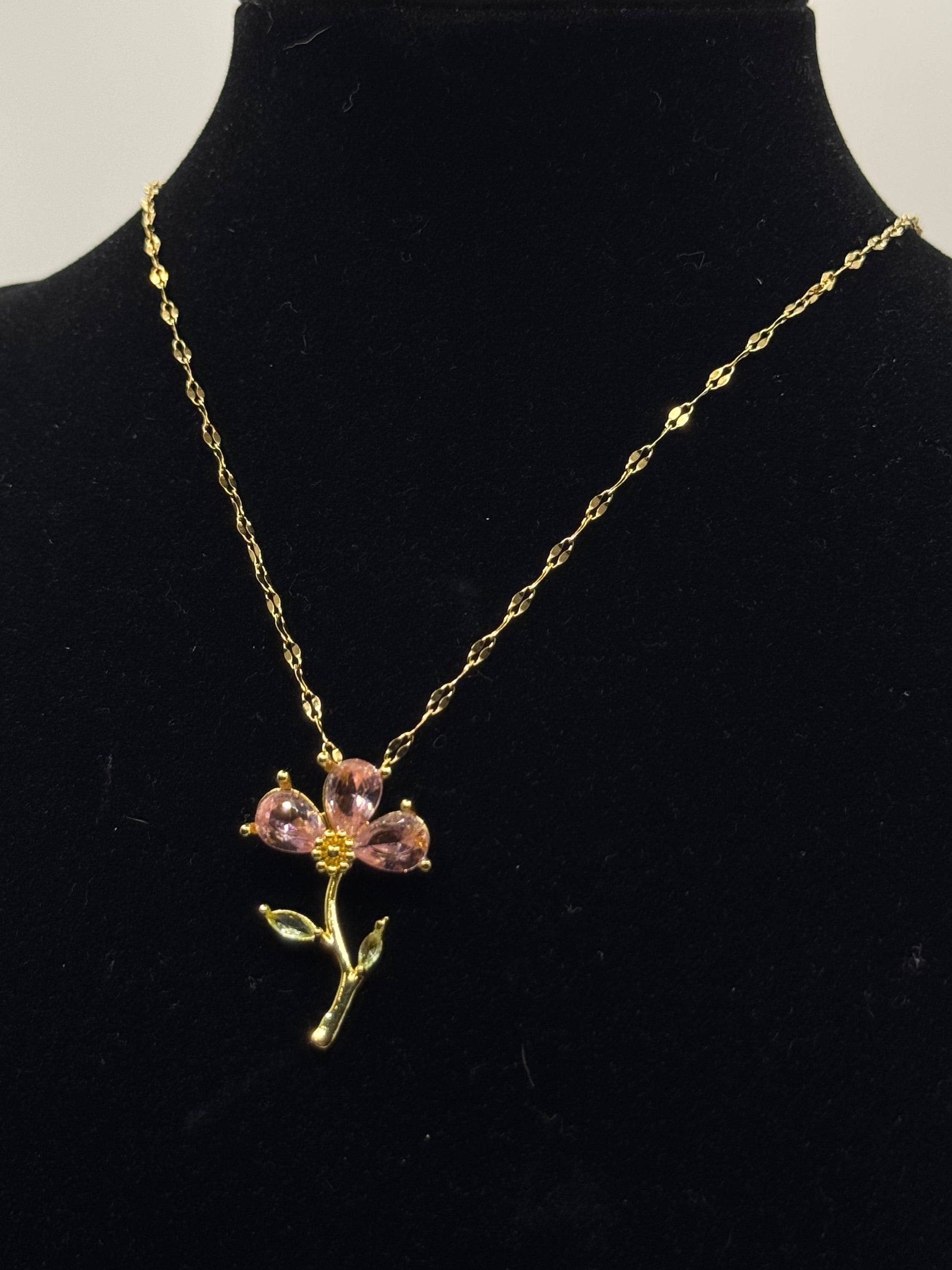 Bloom Blush Pendant Necklace