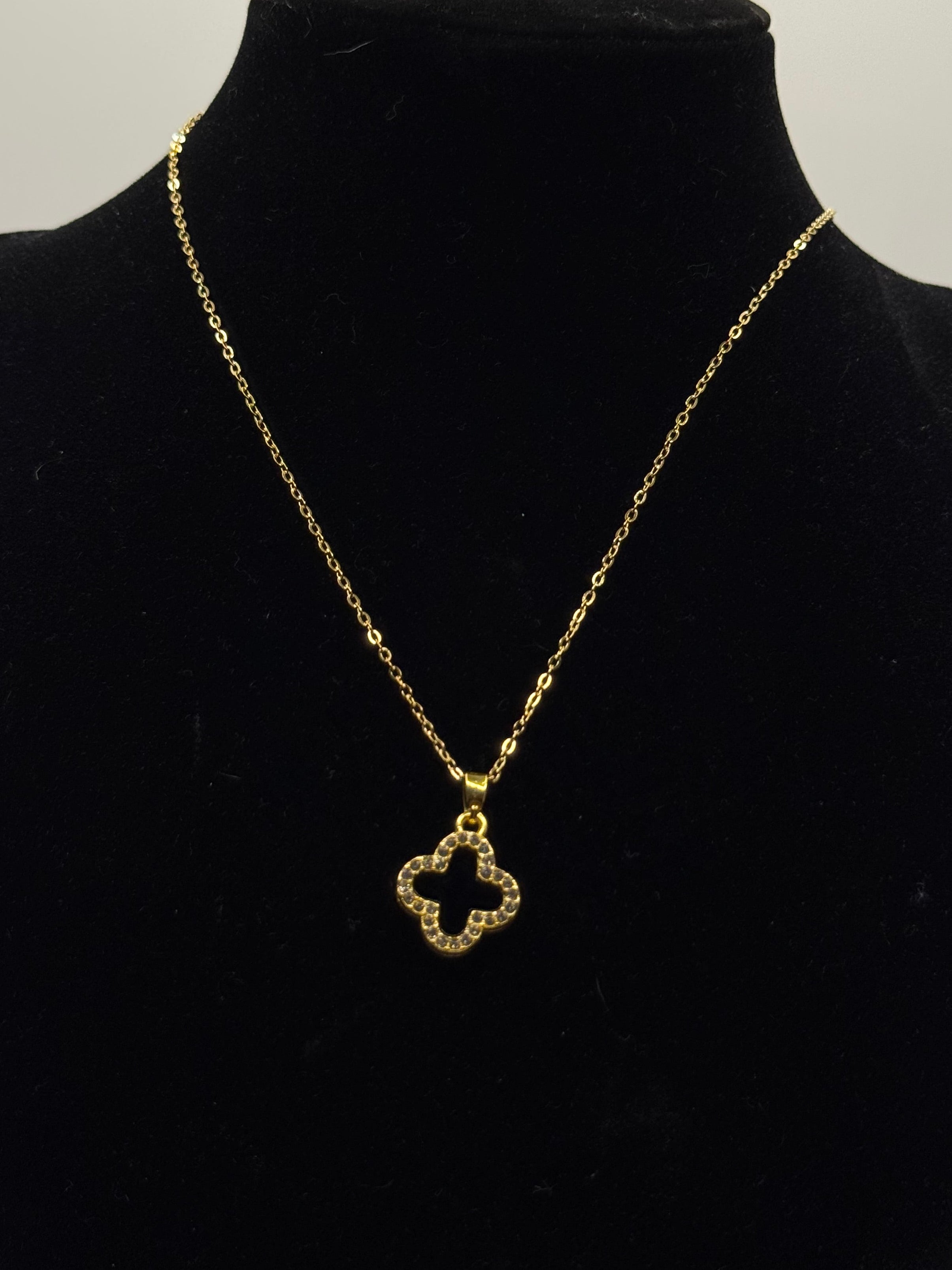Reversible Clover Pendant Necklace