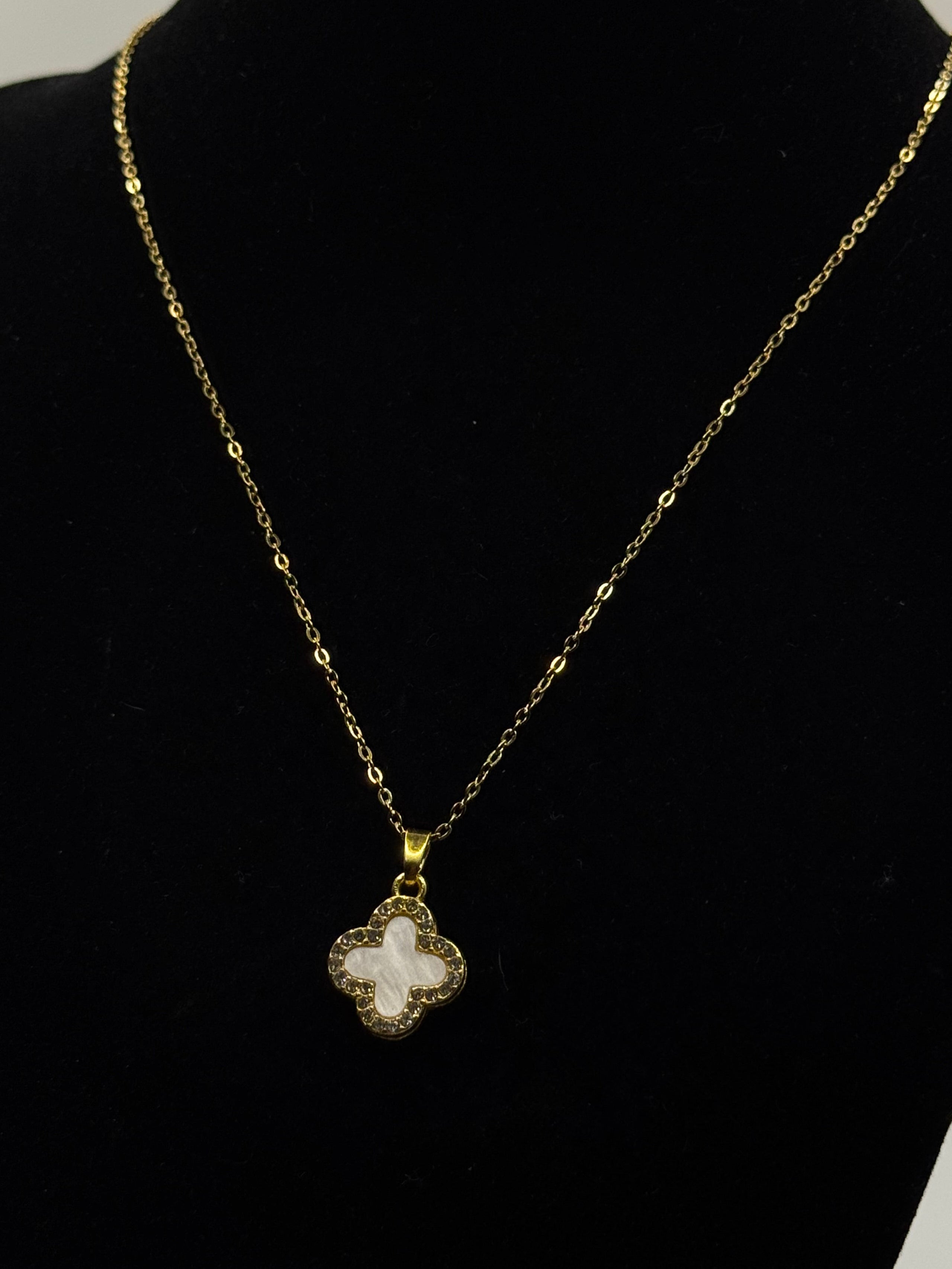 Reversible Clover Pendant Necklace